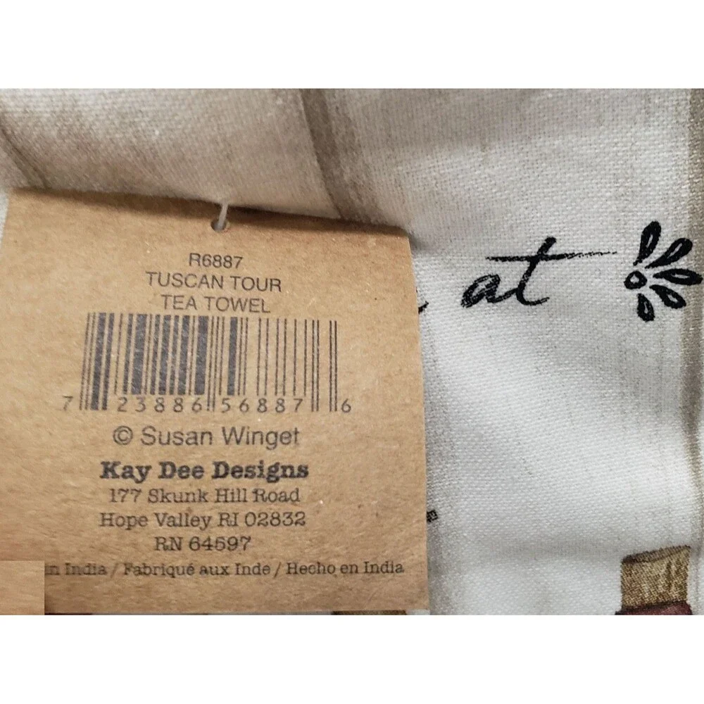 1 (One) Jumbo Tea Towel (16